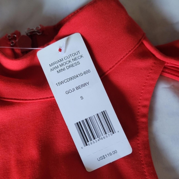 Red Bebe Mini dress size 2 - Picture 4 of 8